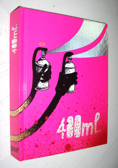 400ml book - Étien' / Fresque murale et anamorphose, conception et réalisation