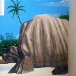 fresque seychelles 03 - Étien' / Fresque murale et anamorphose, conception et réalisation