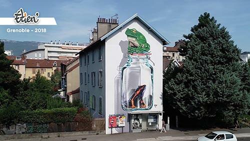 fresque murale grenoble streetart fest