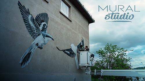 fresques murales Mural Studio LPO Auvergne